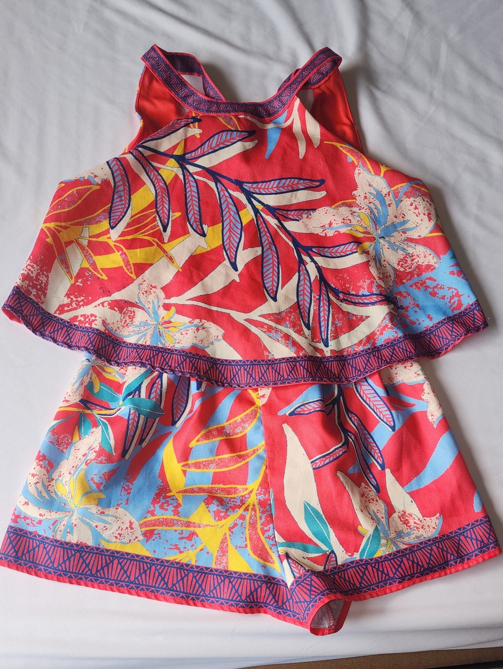 Flying Tomato Colorful Shorts Romper